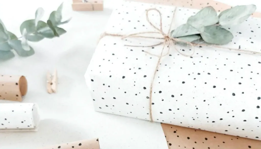 wrapped white gift